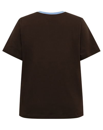Gossia - BasGO T-shirt - Chocolate/Blue